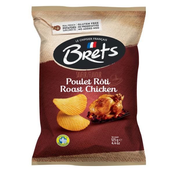 Chips Brathähnchen Geschmack Brets 125g